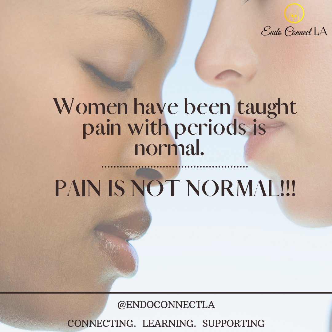 EndoConnectLA's tweet photo. Everyone with Endometriosis does not experience pain but PAIN is a very common symptom.  Pain is also a symptom of many other conditions and should be discussed with your doctor.  #EndometriosisAwareness #EndoSupport #Endometriosis #EndoConnectLA 🎗 https://t.co/rKZghcQbte