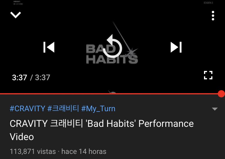 serimeows's tweet photo. estamos cerca a las 120k, si pueden sigan haciendo stream!!
📎 https://t.co/xVeoOghxSJ
LOOK AT BAD HABITS
#NoFallBackBadHabits
#CRAVITY #크래비티
@CRAVITYstarship @CRAVITY_twt https://t.co/4Q3zkgLpyV