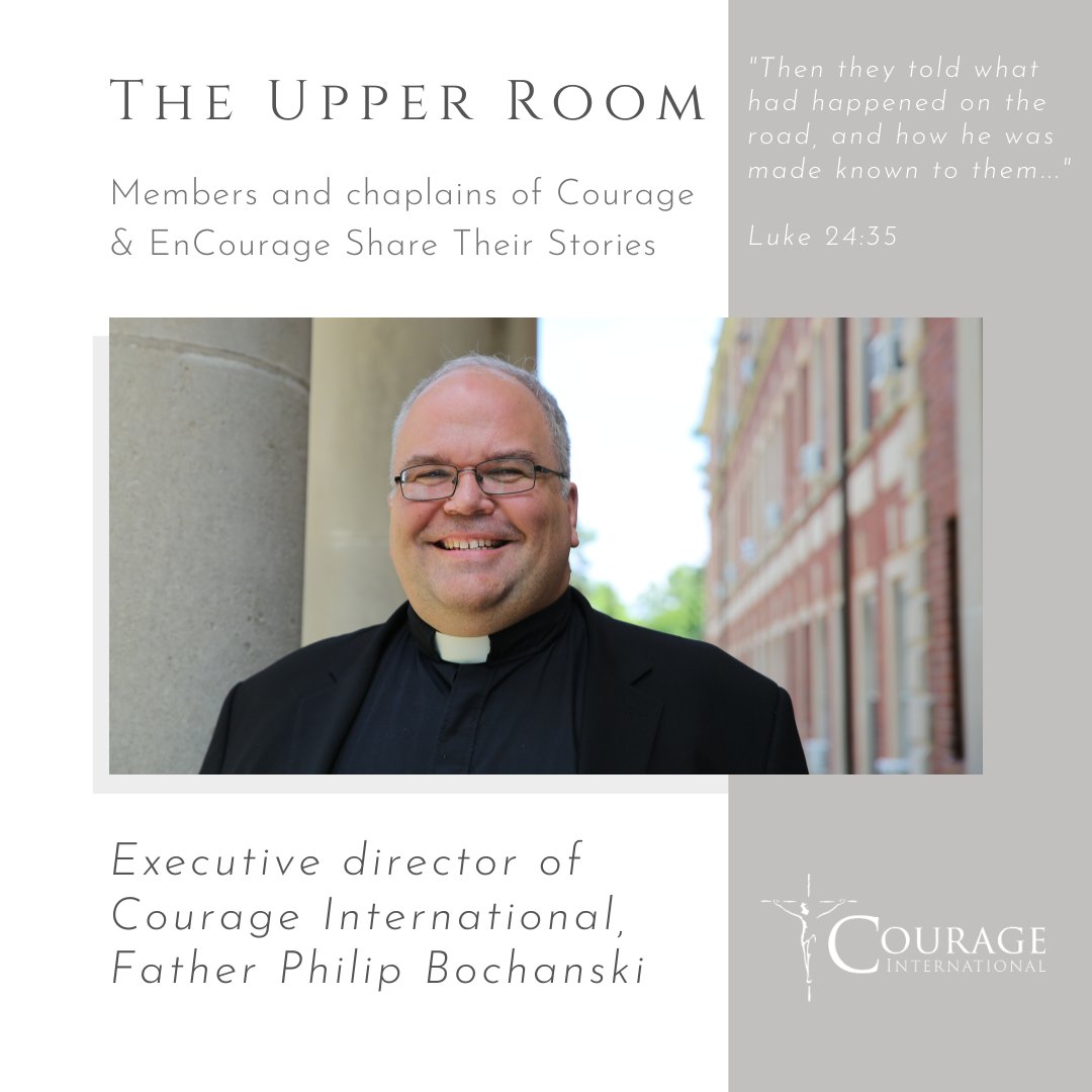 RCCourage's tweet photo. We're very excited to share with you are newest project - our brand new blog, featuring testimonies and reflections from members and chaplains of #Courage and EnCourage! 

"The Upper Room" will be introduced by @FrBochanski, on March 19. 

Check back soon for more information! https://t.co/o2j0TfDinq