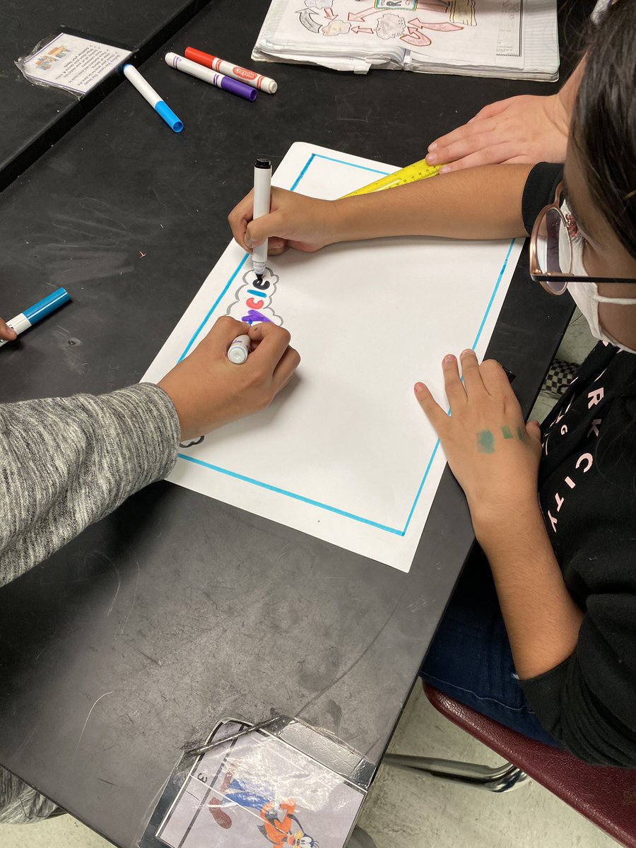 pslackhms's tweet photo. My kiddos working collaboratively to show what their favorite topic has been. https://t.co/TyHOrO6OtO