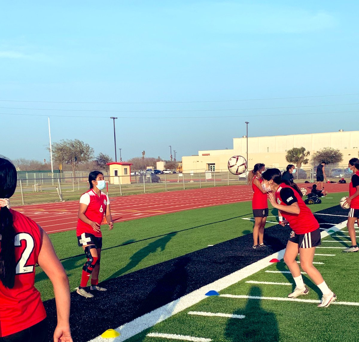 Getting ready for our playoff game! Sharpening our technique! #werefusetogiveup