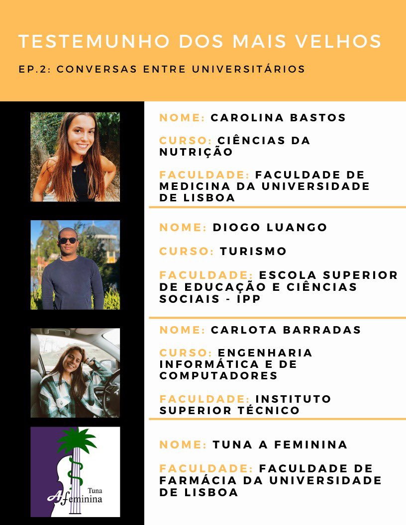 2.º episódio disponível no Instagram da AE!