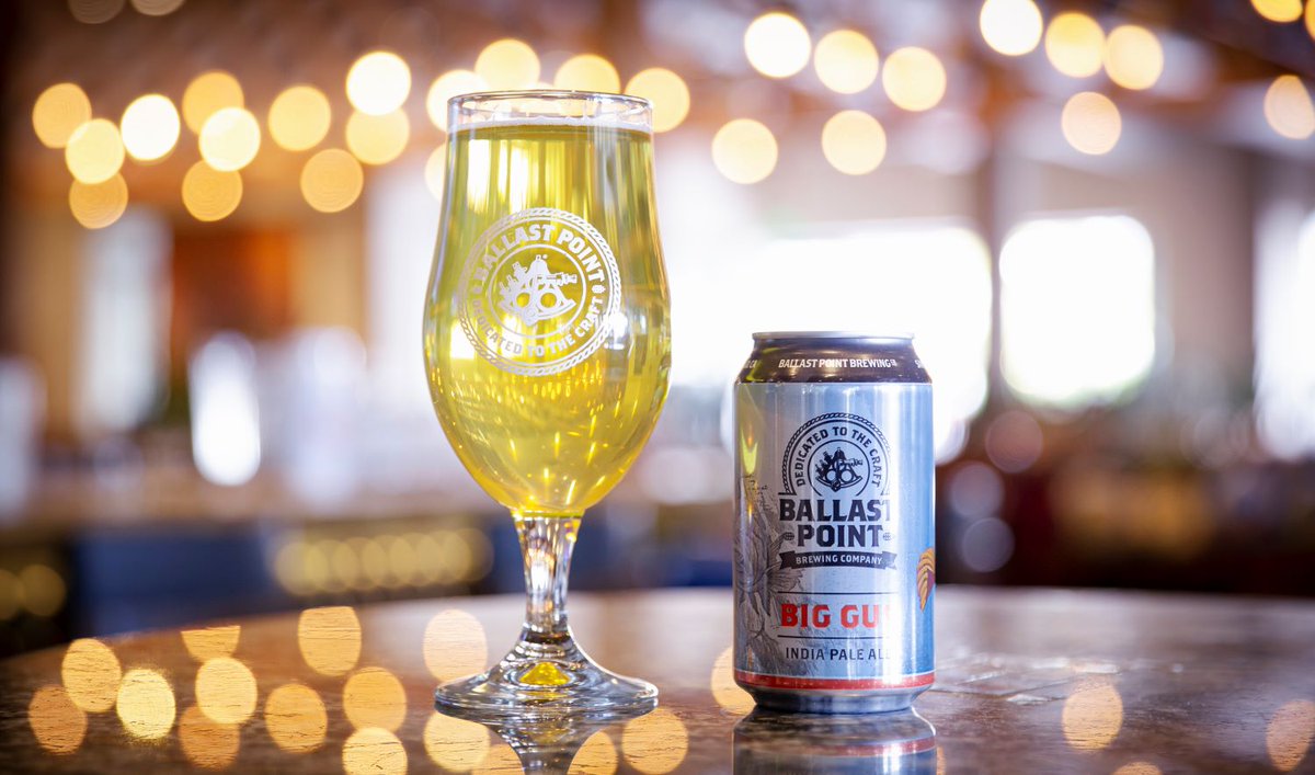 BallastPoint's tweet photo. We wanted to make a beer that tastes different than it looks...
Meet Big Gus, a crystal-clear and extremely dry IPA with fruity aromas and a soft bitterness. It's #clearlydifferent, but you'll have to try it for yourself π» https://t.co/zvTKAuZ62S