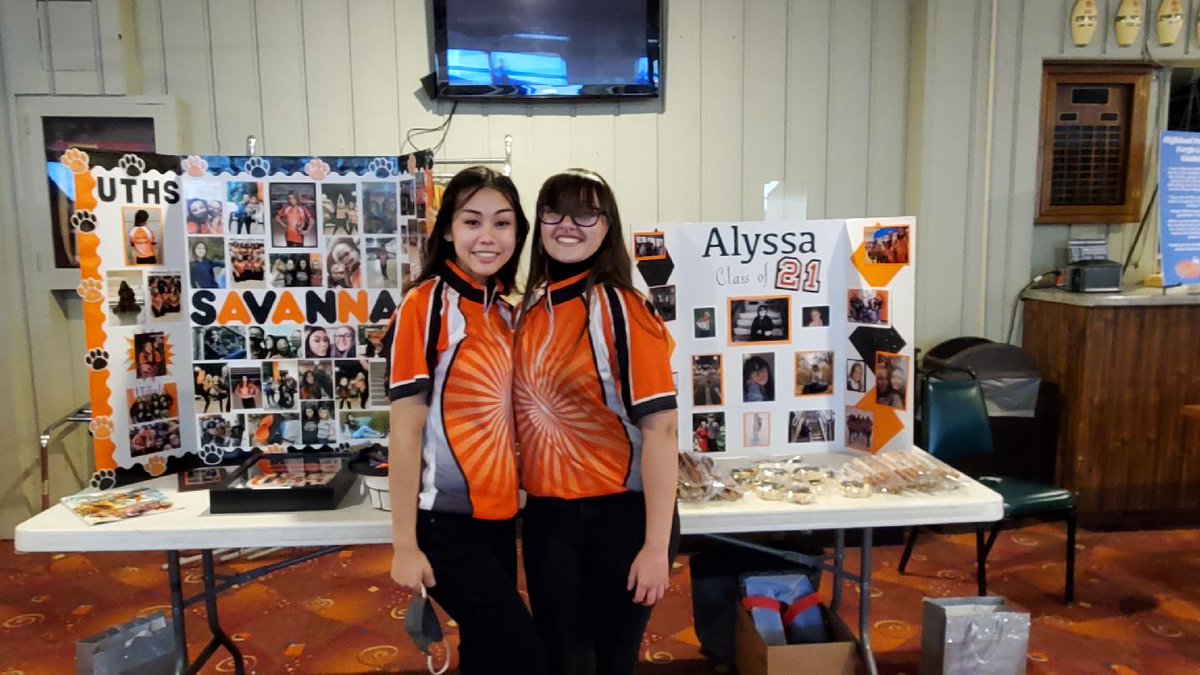 pekrack's tweet photo. Congratulations to our Seniors! Thanks for all you did for the team and Good Luck in your next adventure! Savanna Kern and Alyssa Rasso!🐾🎳 #WeAreUT @UTHS_MrWright @uths_athletics https://t.co/58hRrHofs4