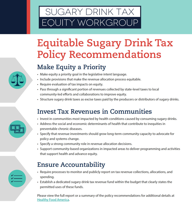 Healthy Food America (@healthyfa) on Twitter photo How do we challenge the health inequities caused by the marketing & sales of sugary drinks-Adopt equitable sugary drink taxes-Read these newly released recommendations on how to design equitable sugary drink taxes <a href="/bouldercounty/">BoulderCounty</a> #SugarFreedomProject tinyurl.com/7ftwayym How do we challenge the health inequities caused by the marketing & sales of sugary drinks-Adopt equitable sugary drink taxes-Read these newly released recommendations on how to design equitable sugary drink taxes <a href="/bouldercounty/">BoulderCounty</a> #SugarFreedomProject tinyurl.com/7ftwayym