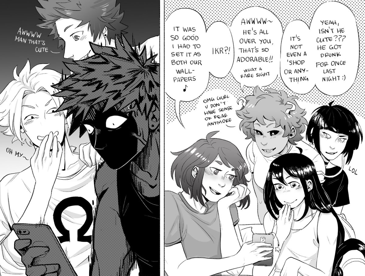 RolieRose's tweet photo. ⬅️ Read Right to left!! ⬅️
A redraw scene from the show #wotakoi with #kacchako , honestly this show is hilarious, i really recommend it! 💕 Also soft bakugou is my weakness 

Hope i can work on the kacchako zine project i put on hold loong ago, pls 2021 have mercy on me 🔥 https://t.co/h6B8lsfVg7