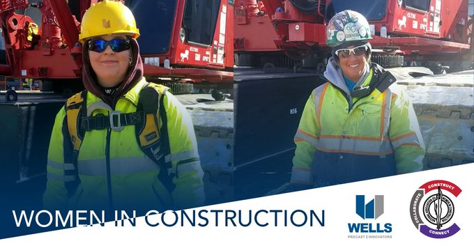 WomenInConst's tweet photo. RT @WellsConcrete For Women in Construction Week, Dani and Lisa tell us why they love working with our field crews! Check it out: https://t.co/oZ5mBPgDM2 #WomenInConstruction2021 #wicweek2021 #nawicwicweek2021 #LifeAtWells https://t.co/UVVXJQRMJu