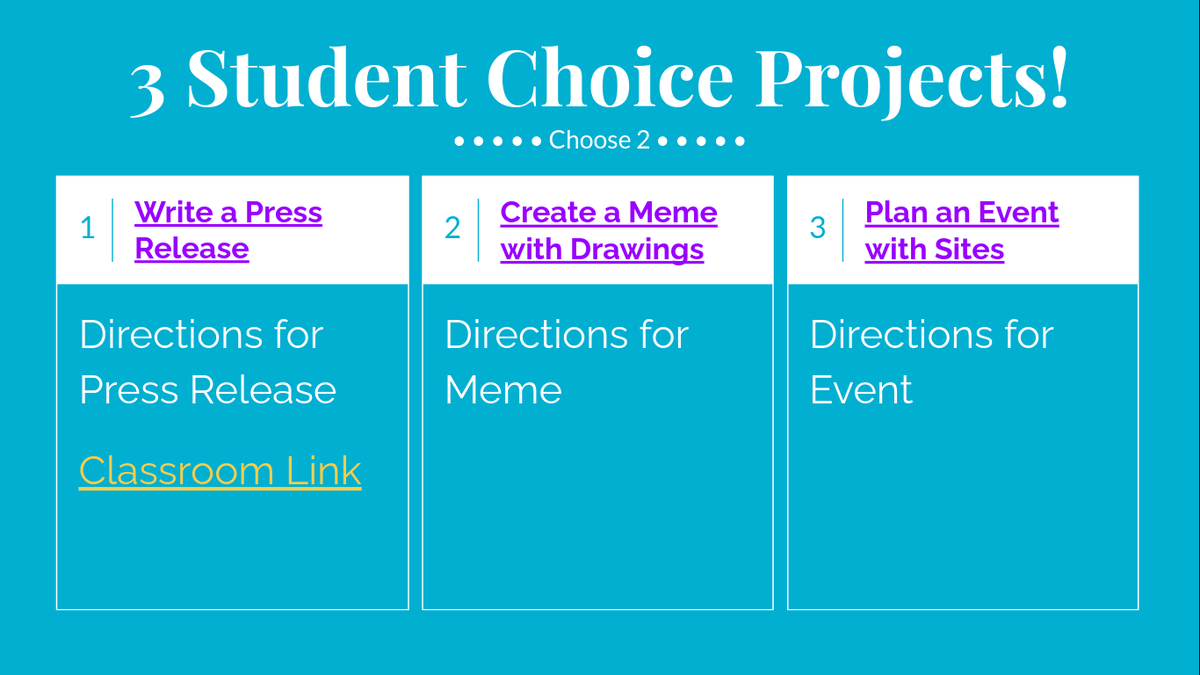 jdangelo16's tweet photo. Thank you @SueTranchina and @HudsonCountyPLC for an awesome workshop about Digital Student Choice Boards! 💻 https://t.co/E28MpWomj2