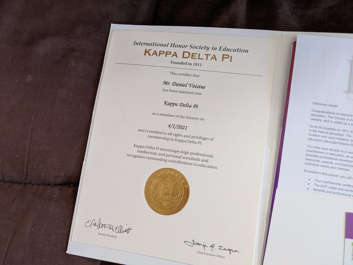 IAmTheZOOM's tweet photo. #FifthTime.
The fifth time I have been inducted into an #HonorSociety, and this one means a lot to me. Being inducted into @kappadeltapi is precious.
#ActuallyAutistic @SantaRosaJC @SRJC_CubLife https://t.co/YUUjXk5Hxa