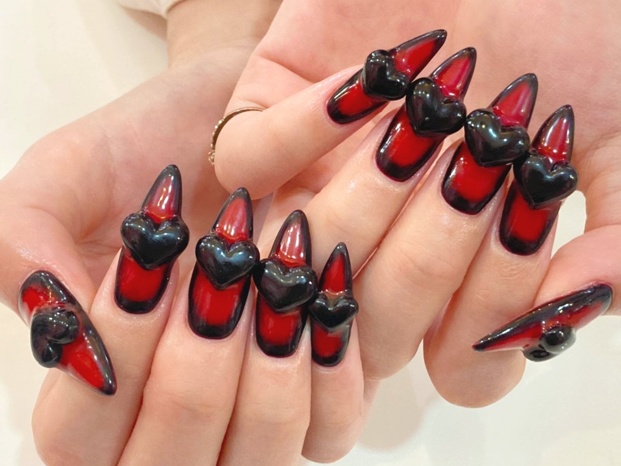 Nailsgogo 渋谷 ネイルサロン Nailsgogo ネット予約 T Co Pjrbh5rlbe インスタ T Co Gmbqsa2d9y ネイル 担当 ゆさ 赤ネイル 黒ネイル 3dハートネイル 地雷ネイル ありがとうございました 渋谷ネイルサロン 派手ネイル
