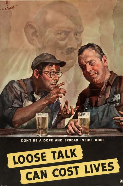 goddek's tweet image. Original propaganda posters from the 1940s. 🙈 #oldnormal