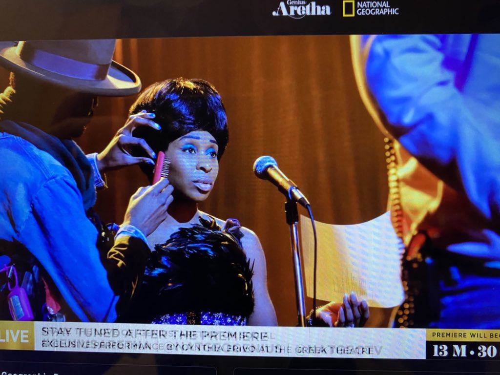 All Hail The Queen!👑🎶 <a href="/NatGeo/">National Geographic</a> <a href="/NatGeoTV/">National Geographic TV</a> @NatGeoGenius <a href="/ArethaFranklin/">Aretha Franklin</a> Congrats to #CynthiaErivo and the cast and crew!!! #GeniusAretha 🖤🔥