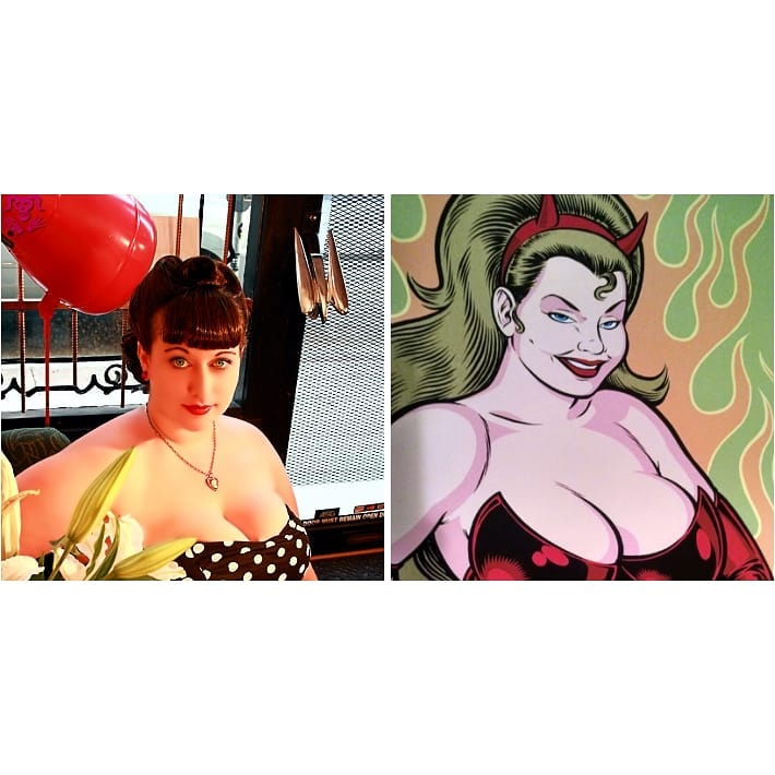 If we have proper Halloween this year,  I want Jamie to be a @ARTofCOOP  #devilgirl   She'd rock that shit so hard. instagram.com/p/CK7SsEvlw4-/… #plussizebabe #curvesfordays #bustygal #rockabillygirl