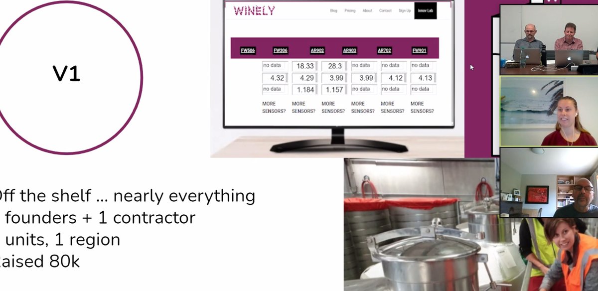 ThincLabUC's tweet photo. We were thrilled to host @abbe_hyde on today's Food, Fibre & Agritech Supernode Challenge session. Our teams got huge value hearing about her entrepreneurial journey so far and how @wine_ly cobbled together their v1.0 MVP. Top tip from Abbe. "Solve a juicy problem!". #ThincLabNZ https://t.co/mnNk7HY08Y