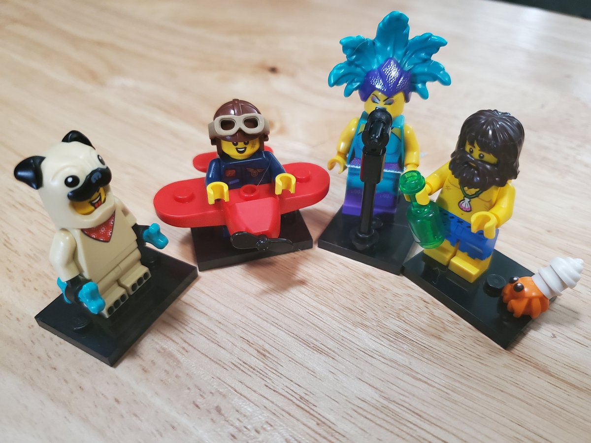 ReyBerrones's tweet photo. Today each of the kids got a lego minifigure blind bag and were all happy with what they pulled. 

That's a first. 😎 https://t.co/GloMAUXzWg