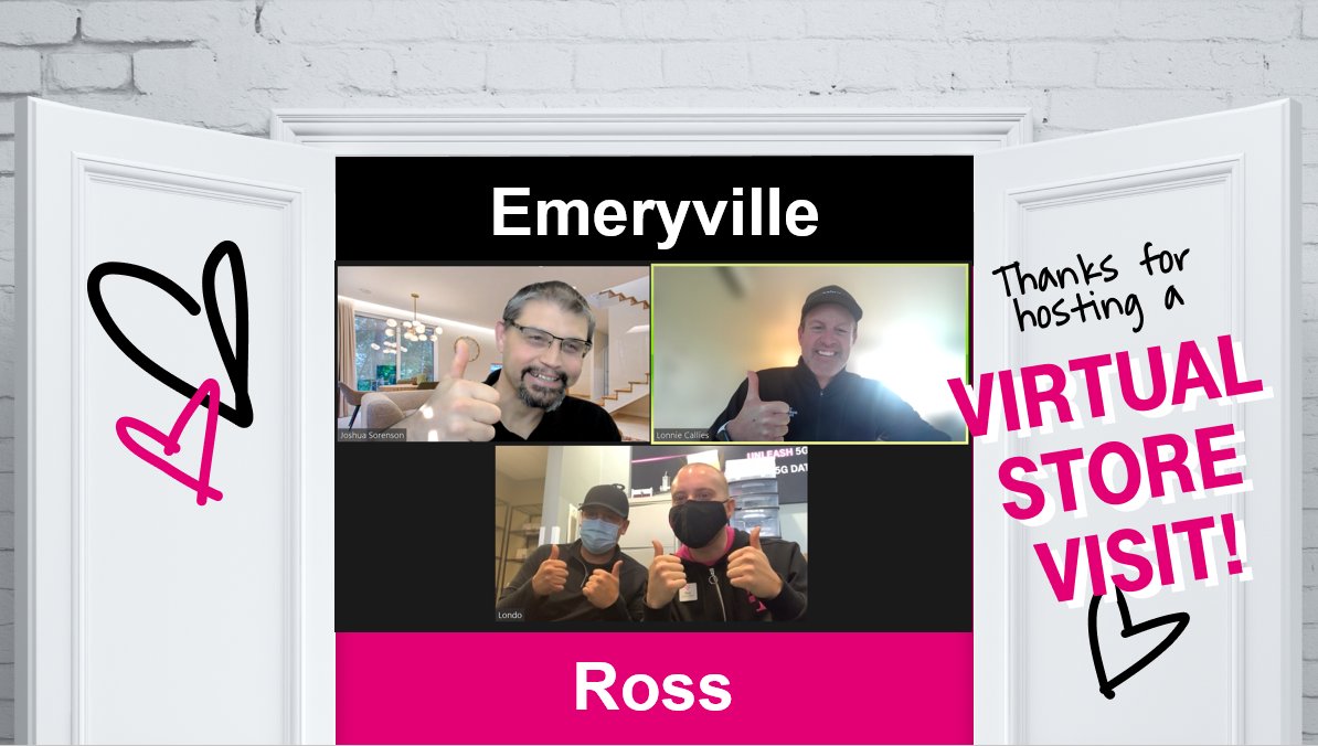 So great to meet up virtually with <a href="/TM0Ross/">Ross</a> today in the Emeryville store!  Thanks so much for your focus on @SprintComplete and I'm looking forward to our partnership! <a href="/AdrianVanHooser/">Adrian Van Hooser</a> @JL0DucaBayPoint <a href="/ZE_Complete/">Zach Edwards</a> @mtang006 <a href="/C5josh1/">C5josh</a>