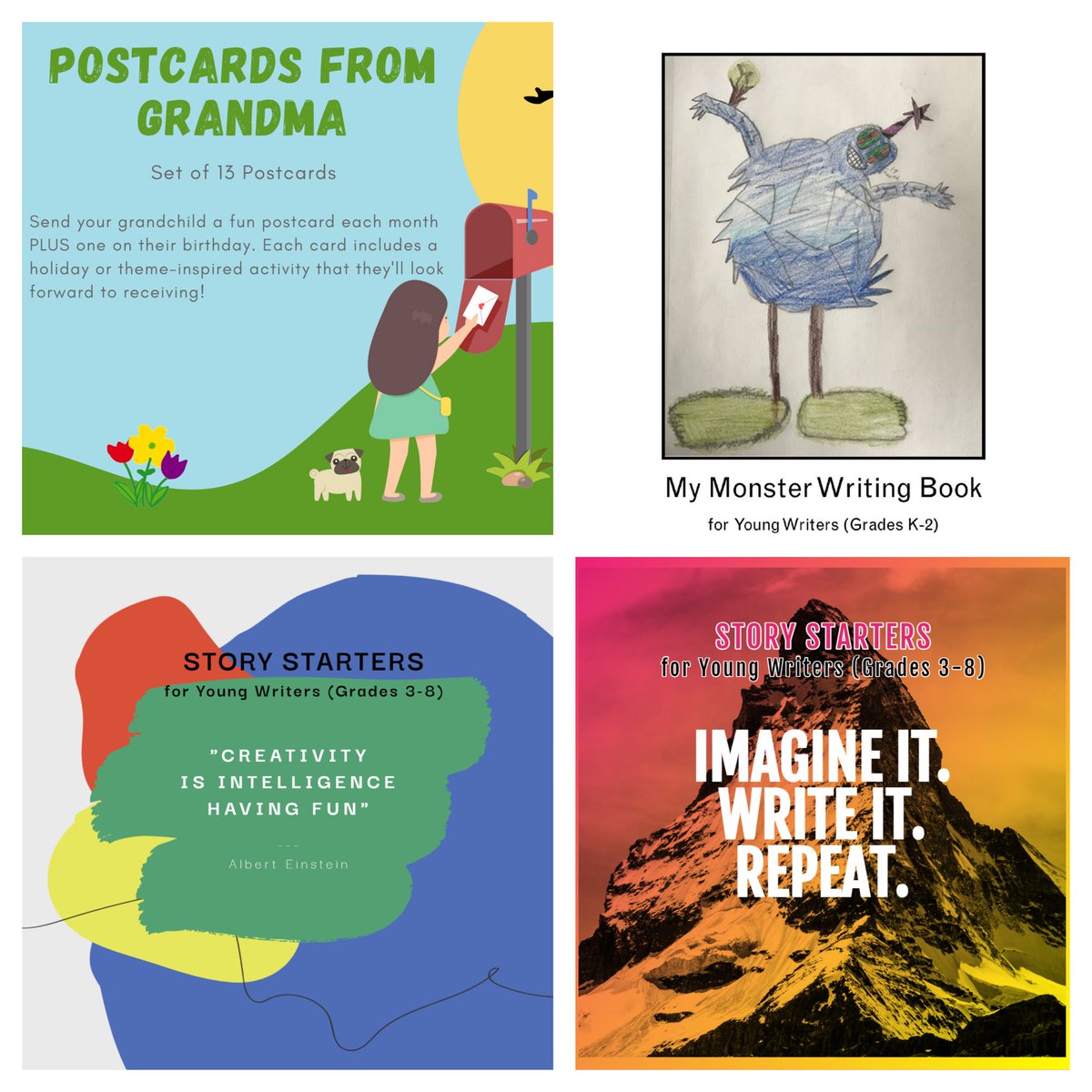 rochwritinglab's tweet photo. Got creative kids? Or a mom or mother-in-law who likes to surprise your kids with fun mail? Look no further! 
#rochmn #rochestermn #rochester_mn #getcreative #youngwriter #write #creativewriting #writingpromptsforkids #storystarters #teenwriters #kassonmn #byronmn #stewartvillemn https://t.co/nV3CfzoQF2