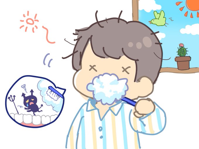 歯を大切にのtwitterイラスト検索結果