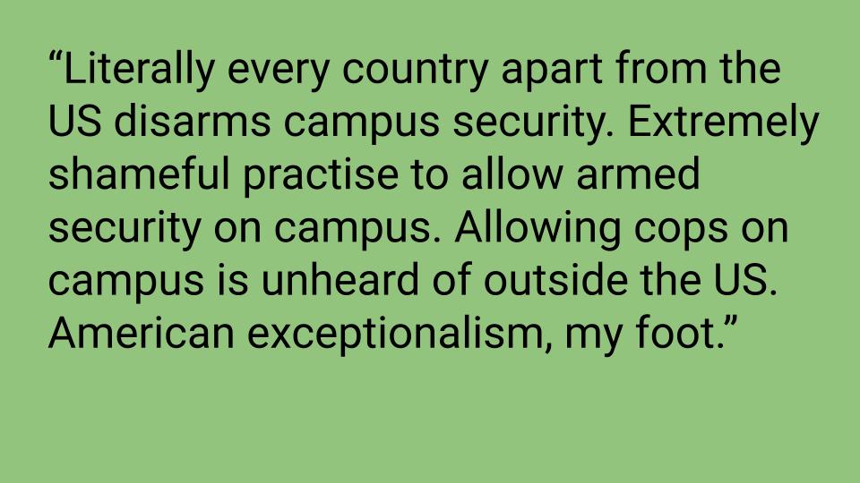 abolishSUNYcops's tweet photo. It's not normal to have armed cops on campus! We must defund and abolish SUNY Police! #abolishSUNYcops https://t.co/IS8966n0Vo