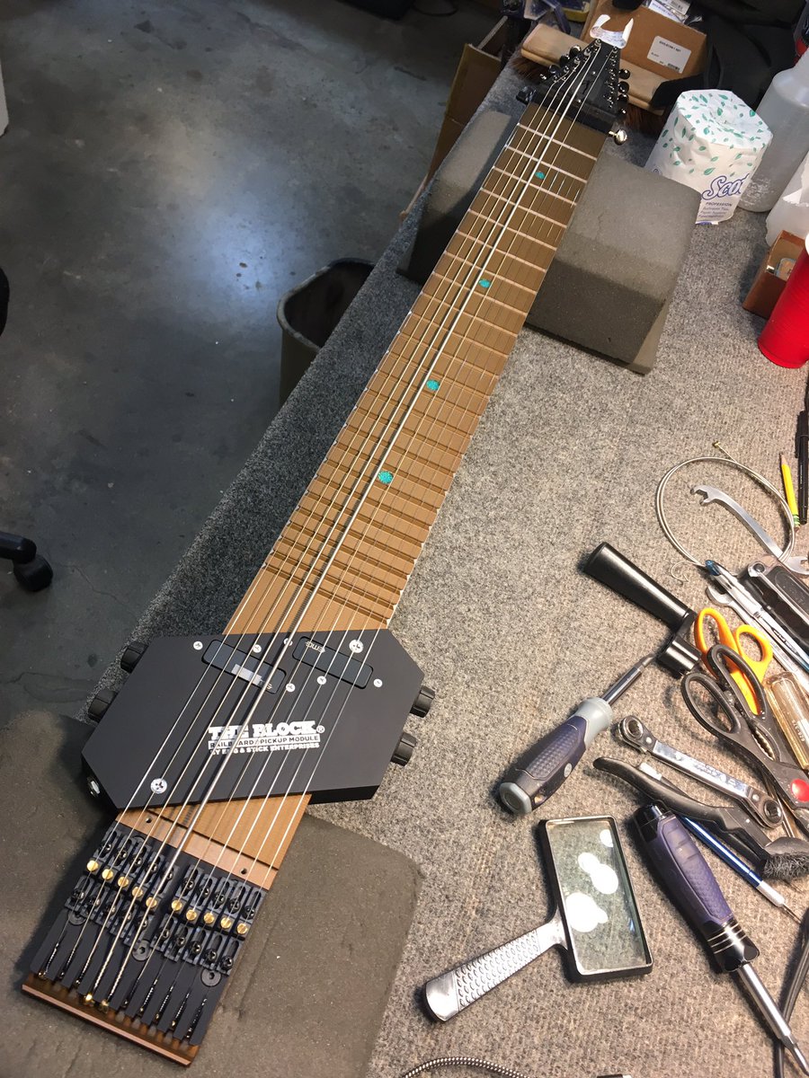 jibilian's tweet photo. Another Railboard finished, and will be shipped to a player in Japan. #stickenterprises #chapmanstick #railboard #10string #emgpickups #rb10 #tapping https://t.co/QOosTXDCQL
