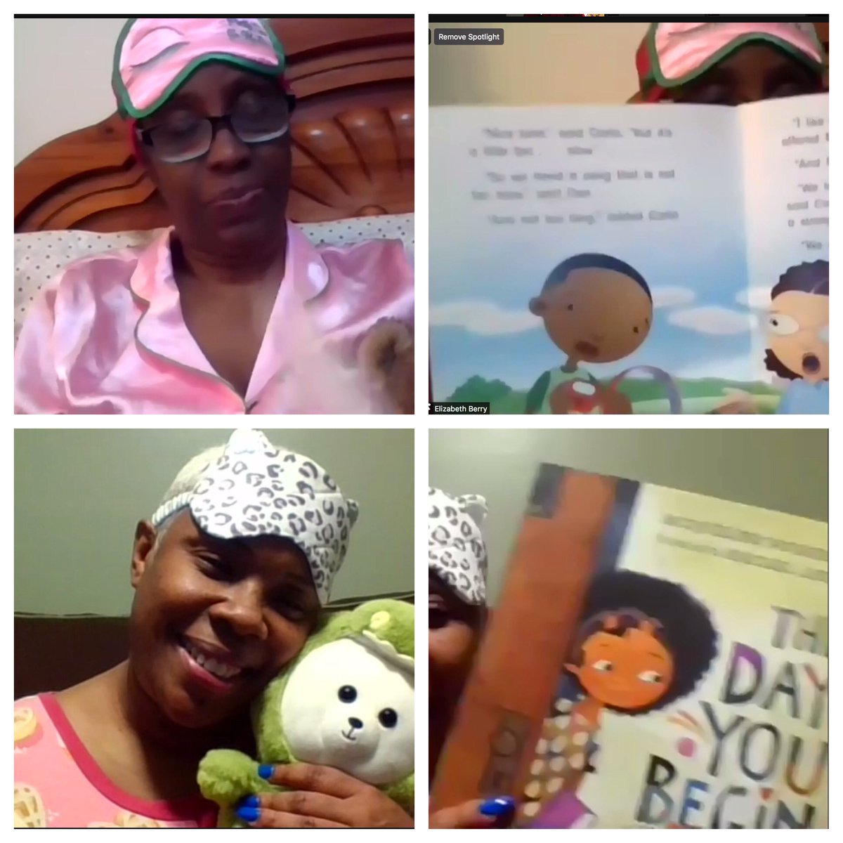 JohnBayneES's tweet photo. Wow! What a kick-off! Thank you to Ms. Berry and Ms. Brady for reading tonight’s bedtime stories. We can’t wait to see what’s in store for next week. @JohnBayneES @pgcps @MsMellanie @Title1_PGCPS #pjsandbooks #NationalReadingMonth #celebratingdiversity https://t.co/YCBMG7El24