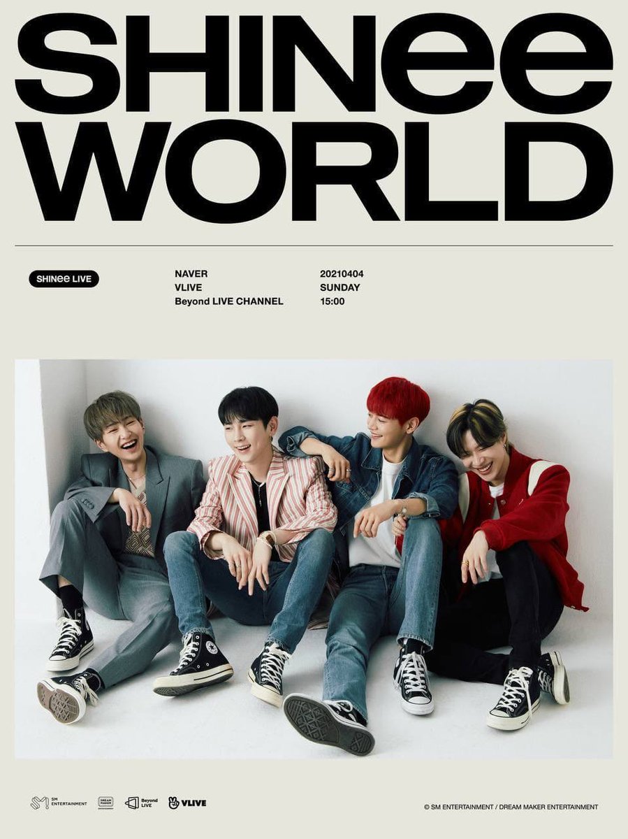 Beyond LIVE - SHINee : SHINee WORLD
2021/04/04 SUN 3PM(KST)

<Ticket Open Information>

2021/03/18 THU
NAVER V LIVE
and more..

Coming Soon! 

#샤이니 #SHINee 
#샤이니월드 #SHINeeWORLD 
#BeyondLIVE_SHINee #BeyondLIVE_SHINee_SHINeeWORLD 
#BeyondLIVE #NAVER #VLIVE 
#비욘드라이브