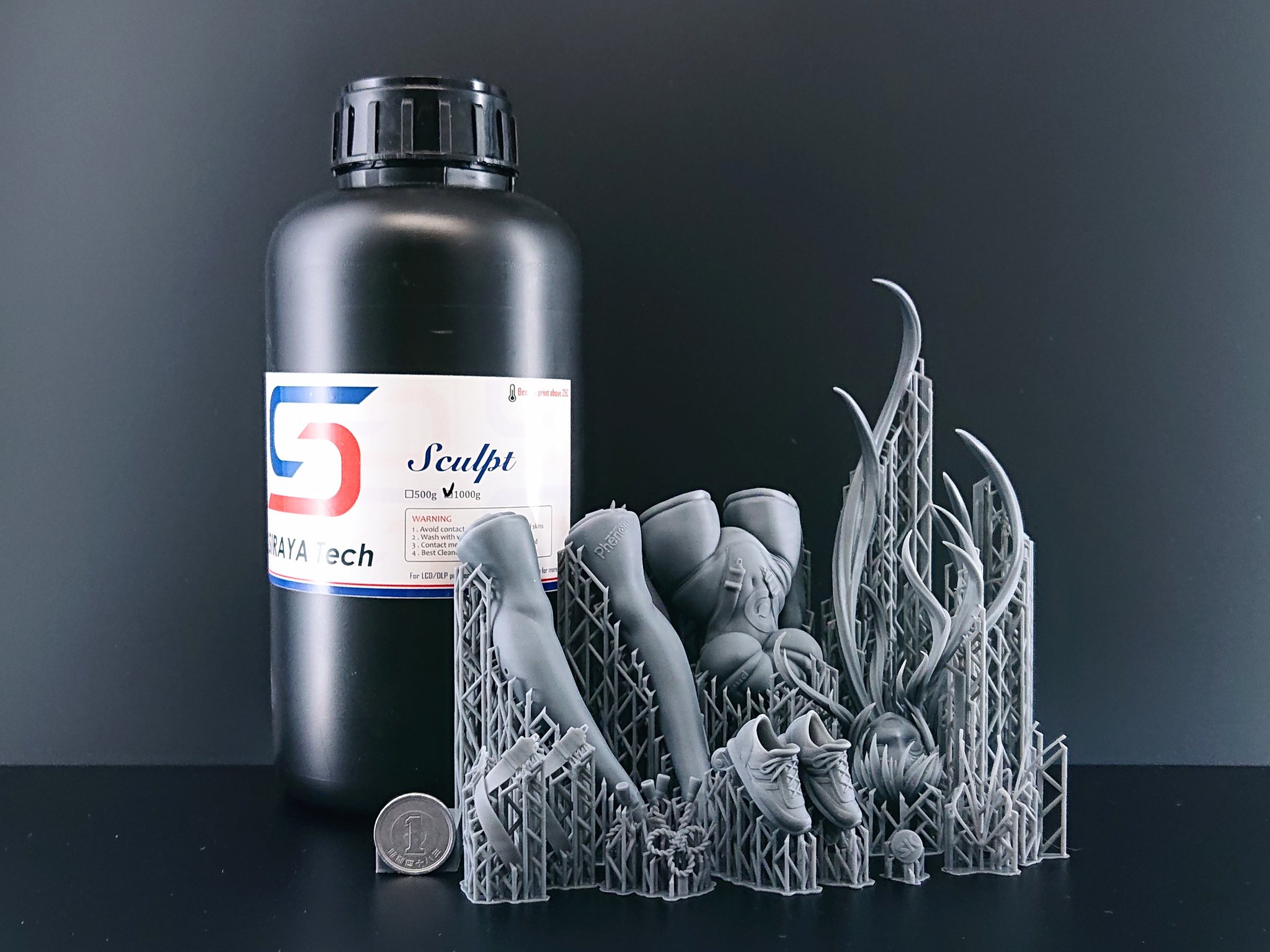 Kazuhisa Shoushin 合併症治療中 Auf Twitter Elegoo Saturn Siraya Sculpt Gray Peopoly Fep 40umピッチ Nonaa Phenomさん本体一式試作 ピンピンに出てますヒャッホー Non でモアレのピーキーな段差が見てとれるということはそれだけキッチリと太らずに