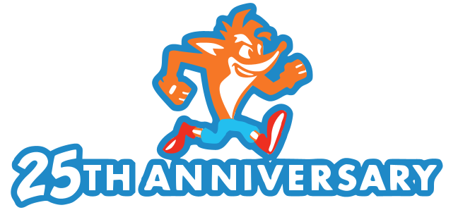 Danyq94 di Twitter: "Official logo of the Crash Bandicoot 25th Anniversary! #crashbandicoot #crashbandicoot4 #crashontherun #crashbandicoot4itsabouttime https://t.co/Eyu0yEx4Rx" / Twitter