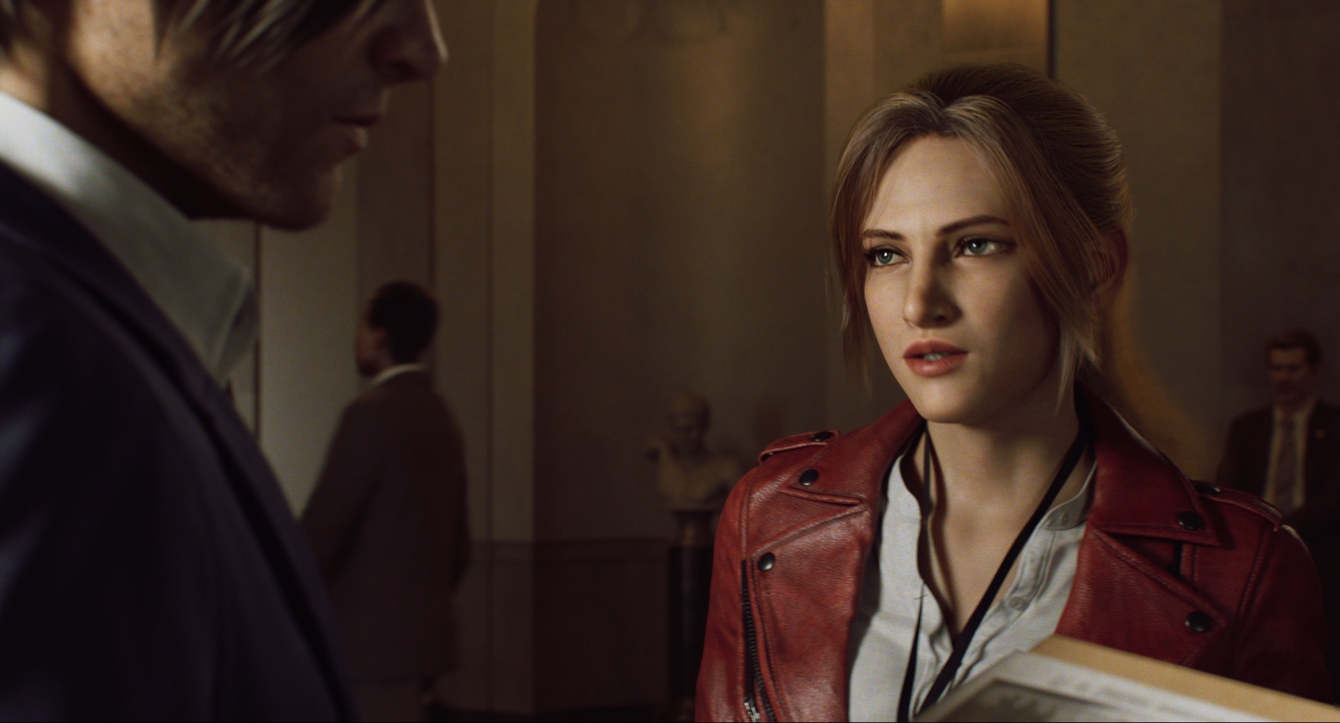 Netflix Geeked on X: Resident Evil: Infinite Darkness is bringing back the  RE2 remake's Nick Apostolides as Leon Kennedy and Stephanie Panisello as Claire  Redfield.  / X