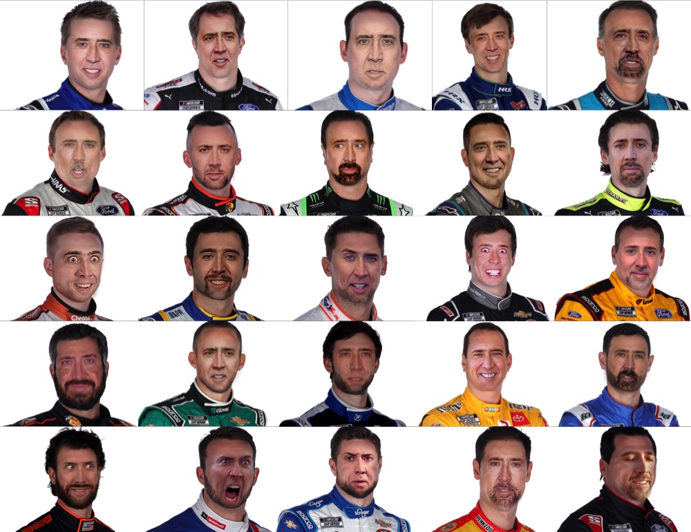 nascarcasm's tweet photo. #NASCAR drivers if they were Nicolas Cage https://t.co/eMHyPS8MlW