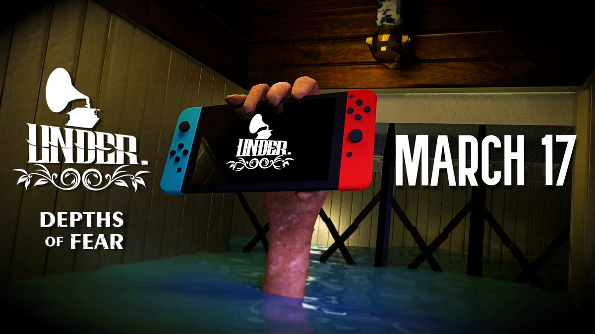 UnderHorrorGame's tweet photo. As a two-man team, this moment is indescribable. In less than one week from today, Under: Depths of Fear will be launching on the Nintendo Switch! 

Wish-list Now!
https://t.co/VfJqTPeyND 
#NintendoSwitch #indiedev #gamedev #horrorgaming #indiegame https://t.co/GCdxrifWFI