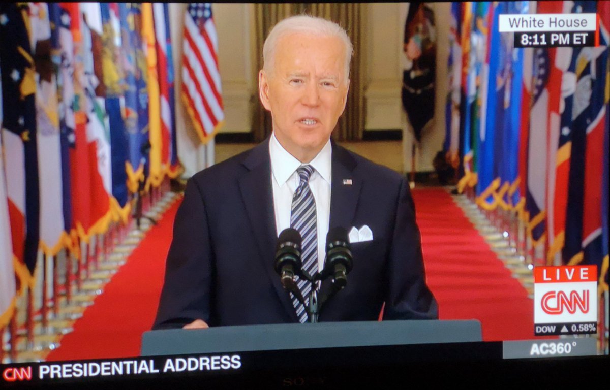 FrancosBruvva's tweet image. "We will have enough vaccine supply for all adults by the end of May.... We have made it possible for you to get a vaccine in any one of nearly 10,000 pharmacies across the country, just like you get your flu shot."

-President Biden just now.

@LeoVaradkar @MichealMartinTD