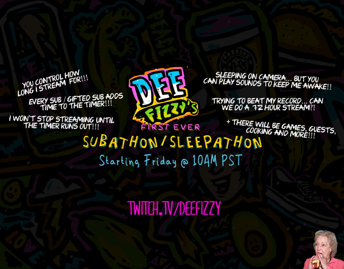 🥑SUBATHON TOMORROW!🥑

YOU CONTROL HOW LONG I STREAM! I'm trying to break my record &amp; do the LONGEST live stream I've EVER done!! I'll attempt to sleep at night but will have LOUD speakers on so the chat can send in audio to wake me up hahah (i may regret this)

SEE YOU THERE!