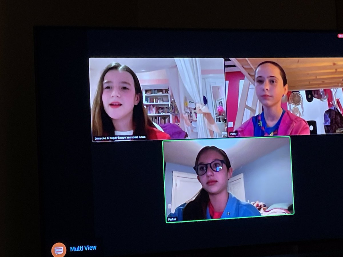 RBWolfHeyman's tweet photo. Tonight the 4th &amp; 5th grade shared the magic of theatre on the virtual stage in their fabulous musical production, Super Happy Awesome News! Congrats to our amazing, collaborative, creative students! #TheatreInOurSchools @brimmerandmay @BrimmerArts https://t.co/H5NoENiwtx