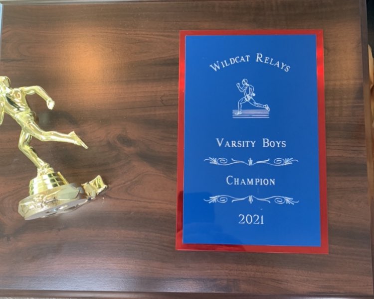 klpower80's tweet photo. I’m so proud of my boys @GPWildcatTrack for winning the Wildcat Relays with 224 points. That makes 4 in a row as Meet Champions! https://t.co/YaTujtKjy0