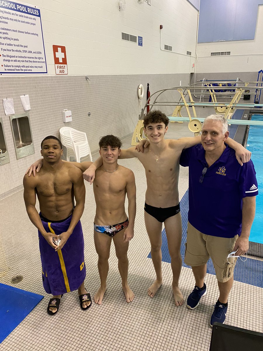 DLS_Swimming's tweet photo. @joey_basha 3x Catholic league champ.  He and DeNiro are off to regionals next week. https://t.co/jA42jddoxM