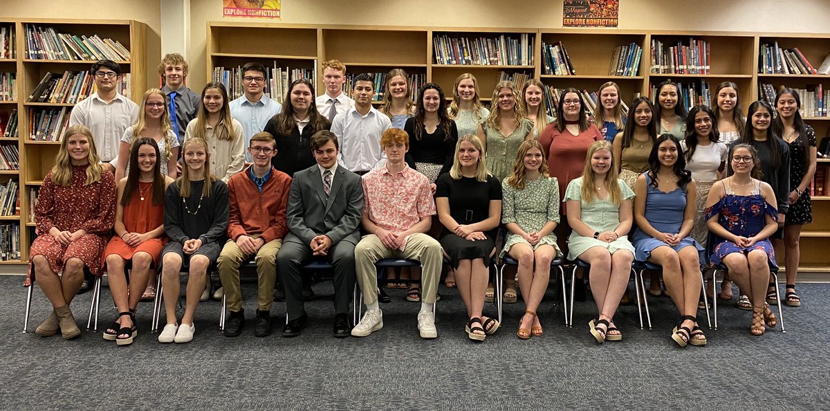 Congratulations to the new members of the West Sioux National Honor Society! #westsioux
