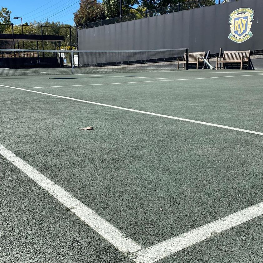 RSYLTC's tweet photo. Our newest court surface is ready for play!
RSY has recently installed 4 Har Tru courts.
Har Tru courts are clay based with underground technology that monitors water levels ensuring they drain quickly and are ready for play all year round.🏃‍♂️
#hartru #claytennis #greenclay https://t.co/0gQyJRHm1S