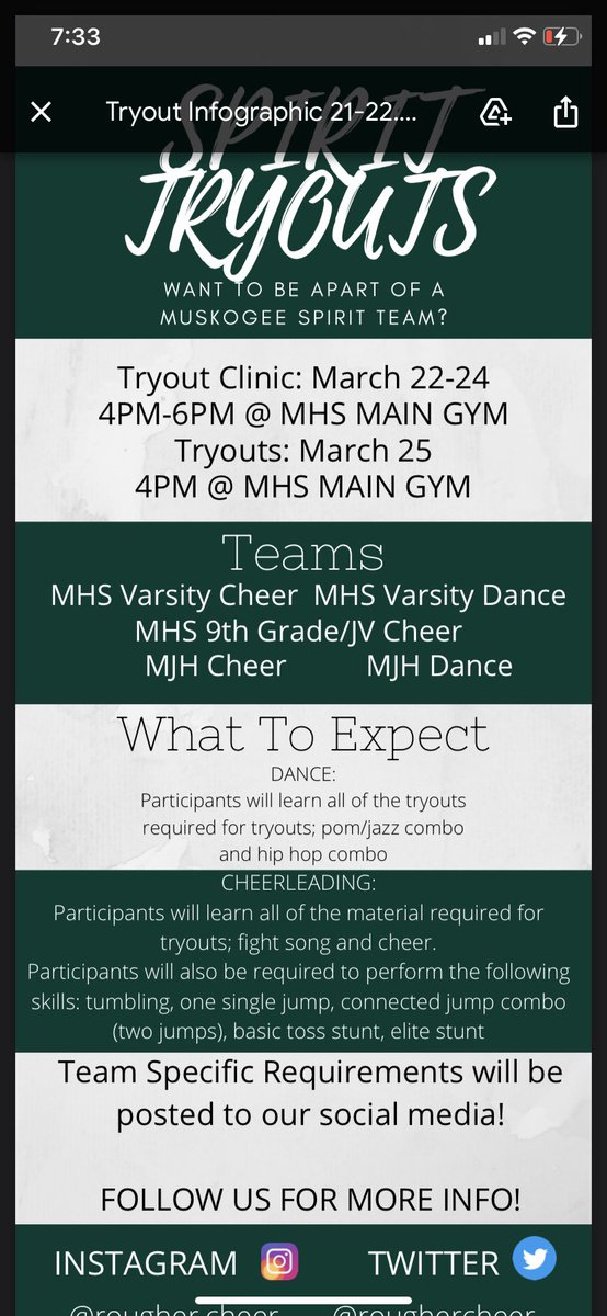 Muskogee Athletics tweet media