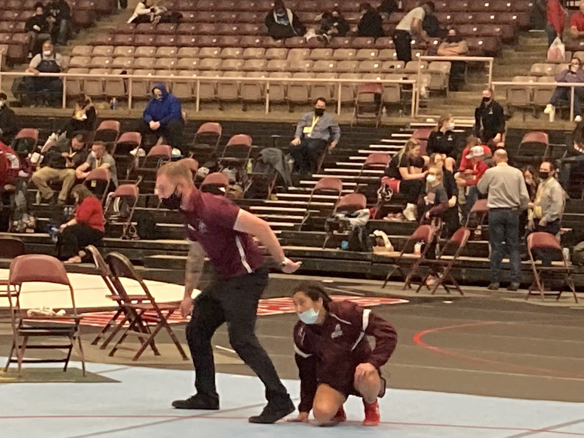 erik_melgoza's tweet photo. Mean Moose Nation we have our first ever Girls placer in the first ever Girls State Wrestling Championship. Sarah De La Cerda places 3rd with a 4-0 victory. Outstanding efforts. @Mean_Moose @omsmeanmoose @Rion33 @lora_ortega10 @EmilyLavier @ConEChilders @floreser https://t.co/sJKDlsSMw0
