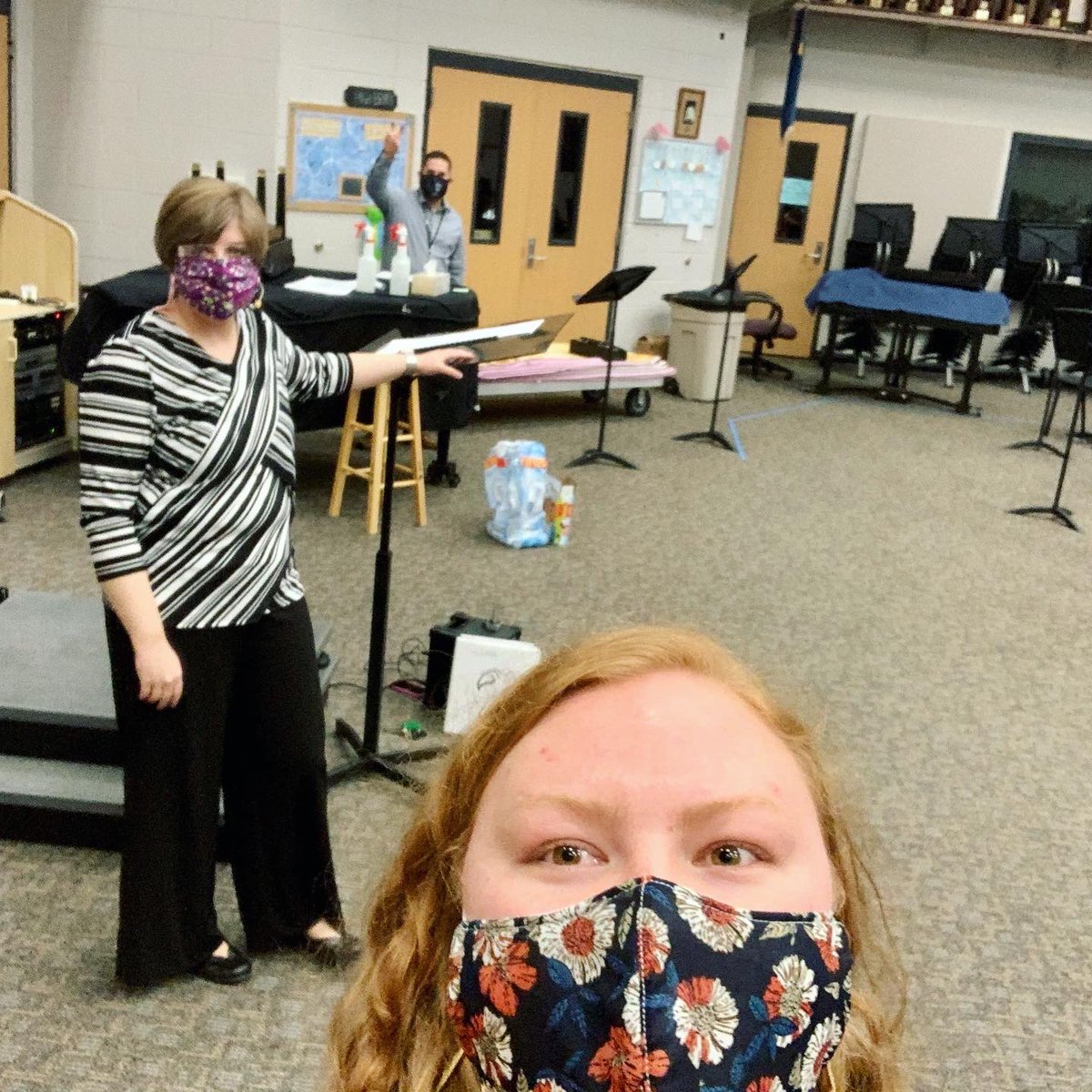 Thanks, Mr. Marquez for being our sight reading proctor!!! #FinestTeam <a href="/RHSGEB/">Richardson Band</a> #UILDONE