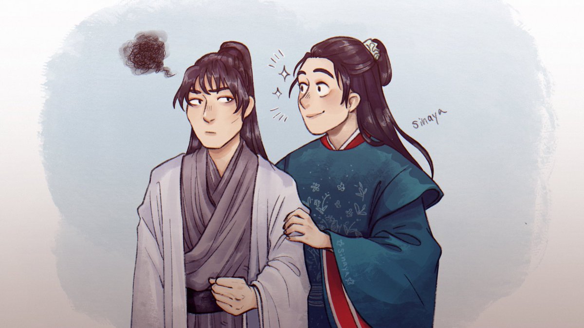 "A-Xu, we don't need fate to bring us together again if I never leave your side, right?"

#ShanHeLing #WordOfHonor #WenZhou