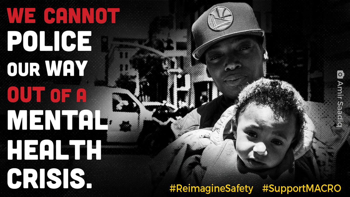 APTPaction's tweet photo. This is a critically important step in beginning to reduce the risk of incarceration, violence, or death for a person in crisis.
Join us in calling for Yes on MACRO, and yes to actually keeping us safe.
Spread the word.
#ReimagineSafety
#SupportMACRO https://t.co/0EReGAItw3