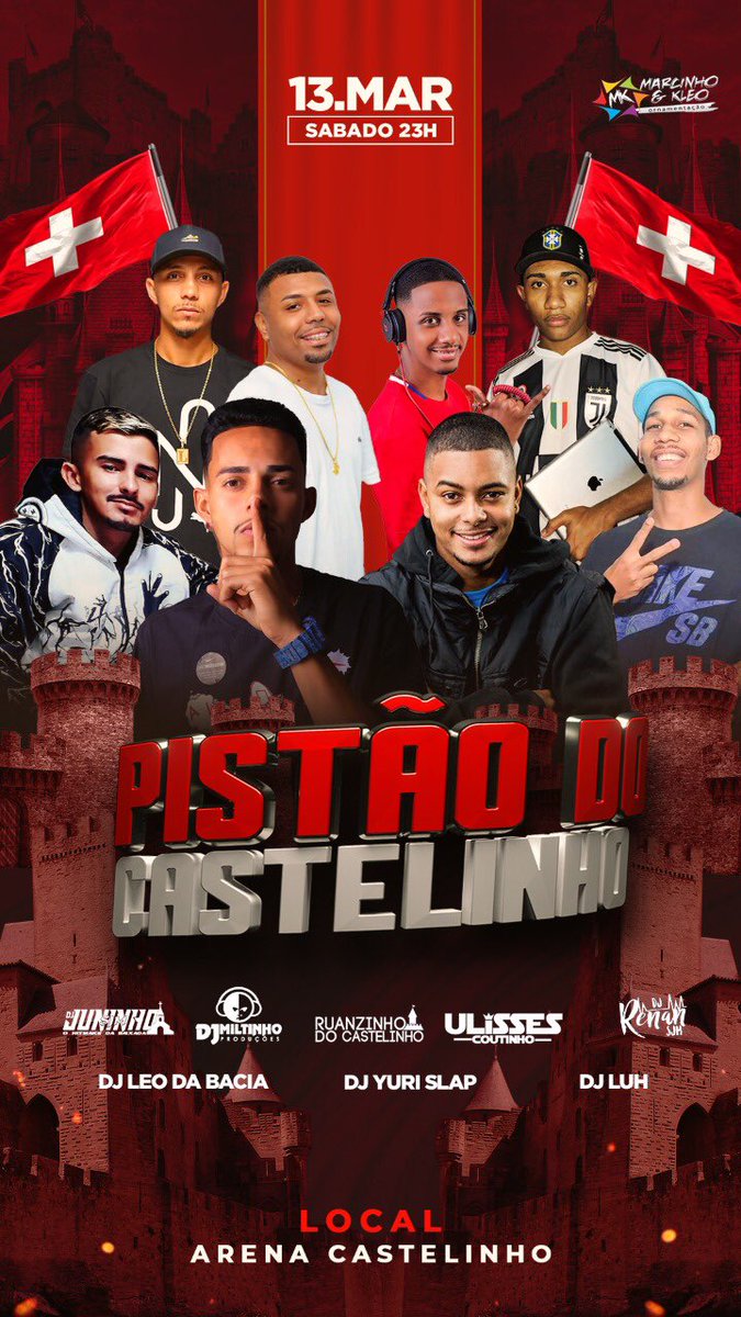ctlcv10's tweet photo. SABADÃO E SÓ OS DJS DA BAIXADA E OS DA SUÍÇA 🇨🇭 
+ LONA DE CIRCO + EQUIPE A FERA COMPLETAA , ENTÃO FAZ FOFOCA E EXPLANAAA 🏰🦹🏽‍♂️🌪🇨🇭✌🏽

@RuanzinhoDoCTL 
@djulissescouti1 
@DjMiltinhoOrg 
@Djluhdalinha 
@Djleodabacia 
@DjJuninhoSjm 
@yurislap2 https://t.co/eWZ5qPIpgr