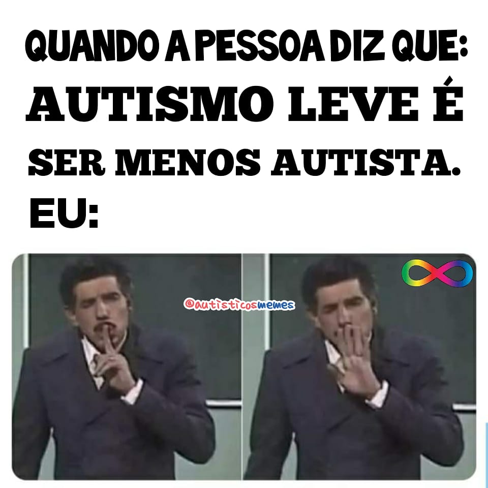 Memes Autisticos - Sinais de autismo mais comuns. Créditos de imagem  @drluisneuropediatra