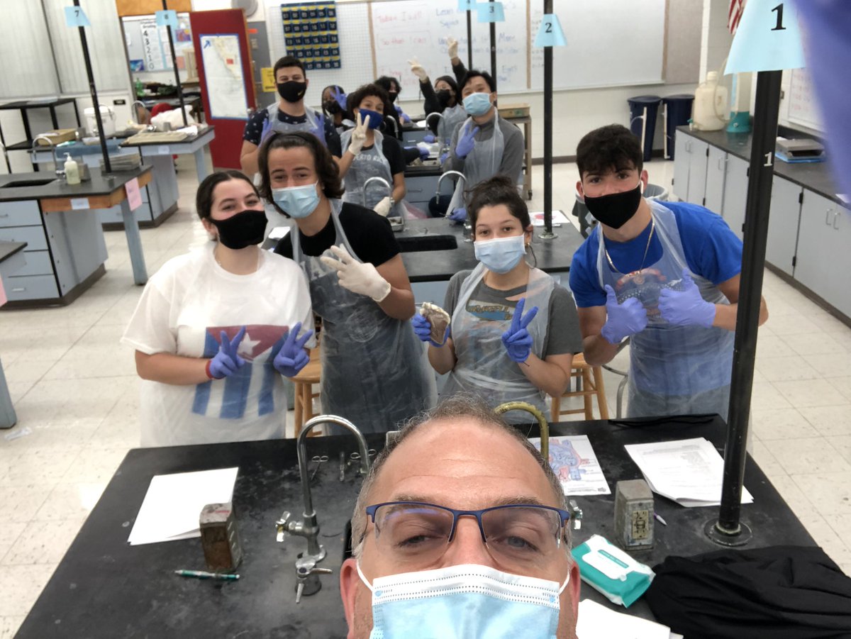 Leto Anatomy Students dissected a sheep heart and compared it to our own. They were amazing today!