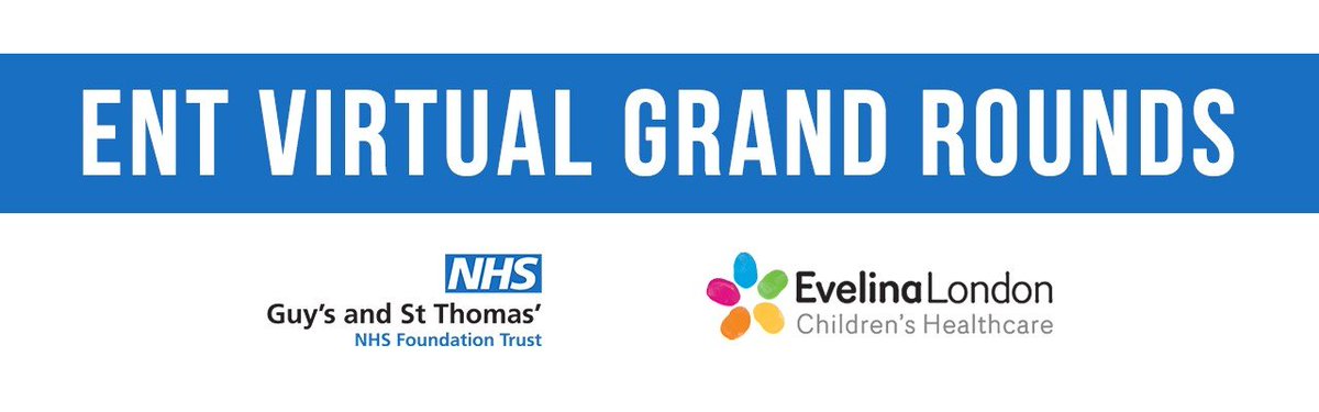 We've got a stellar programme coming up with grand rounds by @DrMikeFarquhar & @rachelpretzel_r of @EvelinaLondon / @GSTTnhs, @DrSujanaENT of @ShesOnCall, @joaoflavionog of @IWGEES_EES, Mr. Ali Al-Lami of @EKHUFT.

Check out the full programme below: entgrandrounds.weebly.com/ent-grand-roun…