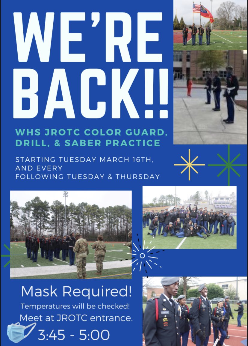 Practices start Tuesday March 16!