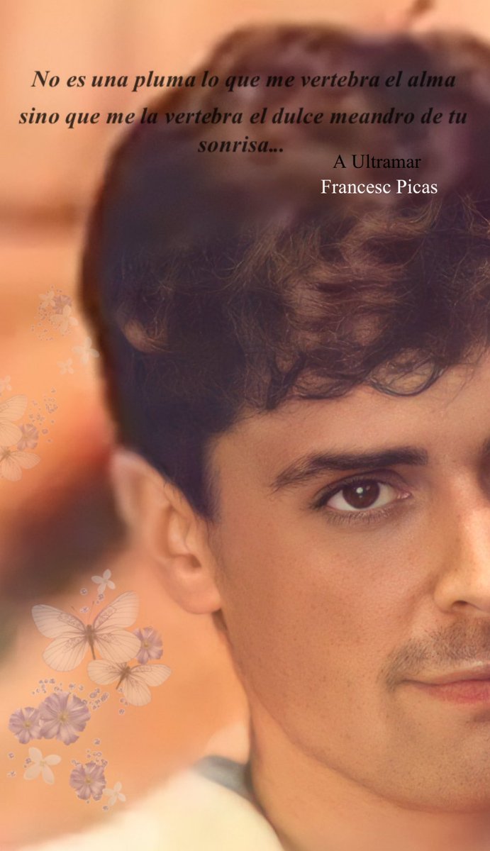 madejasdevida's tweet photo. Qué magia posee tu mirada tu sonrisa son tan penetrantes ...Yo mimo versos mientras intuyo una canción ultramarina

#FrancescPicas #AUltramar https://t.co/wcQfpEx1LC