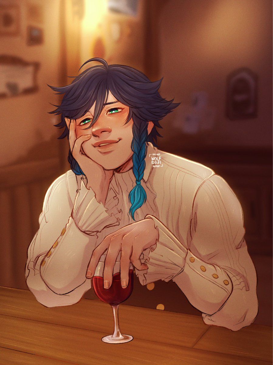 One more glass! 🍷

#Venti #GenshinImpact #原神